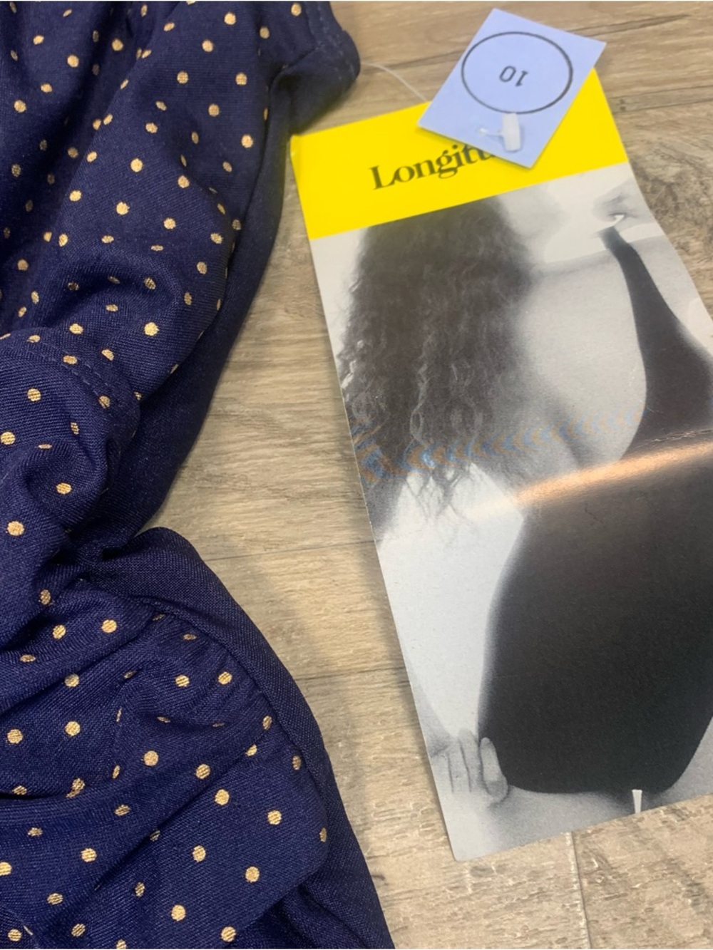 VTG Longitude One Piece Polka Dot Swimsuit - Picture 5 of 7